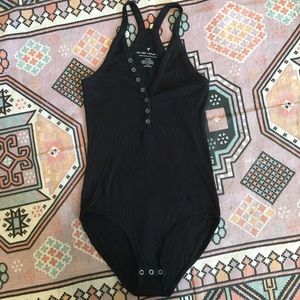 American Eagle Black bodysuit